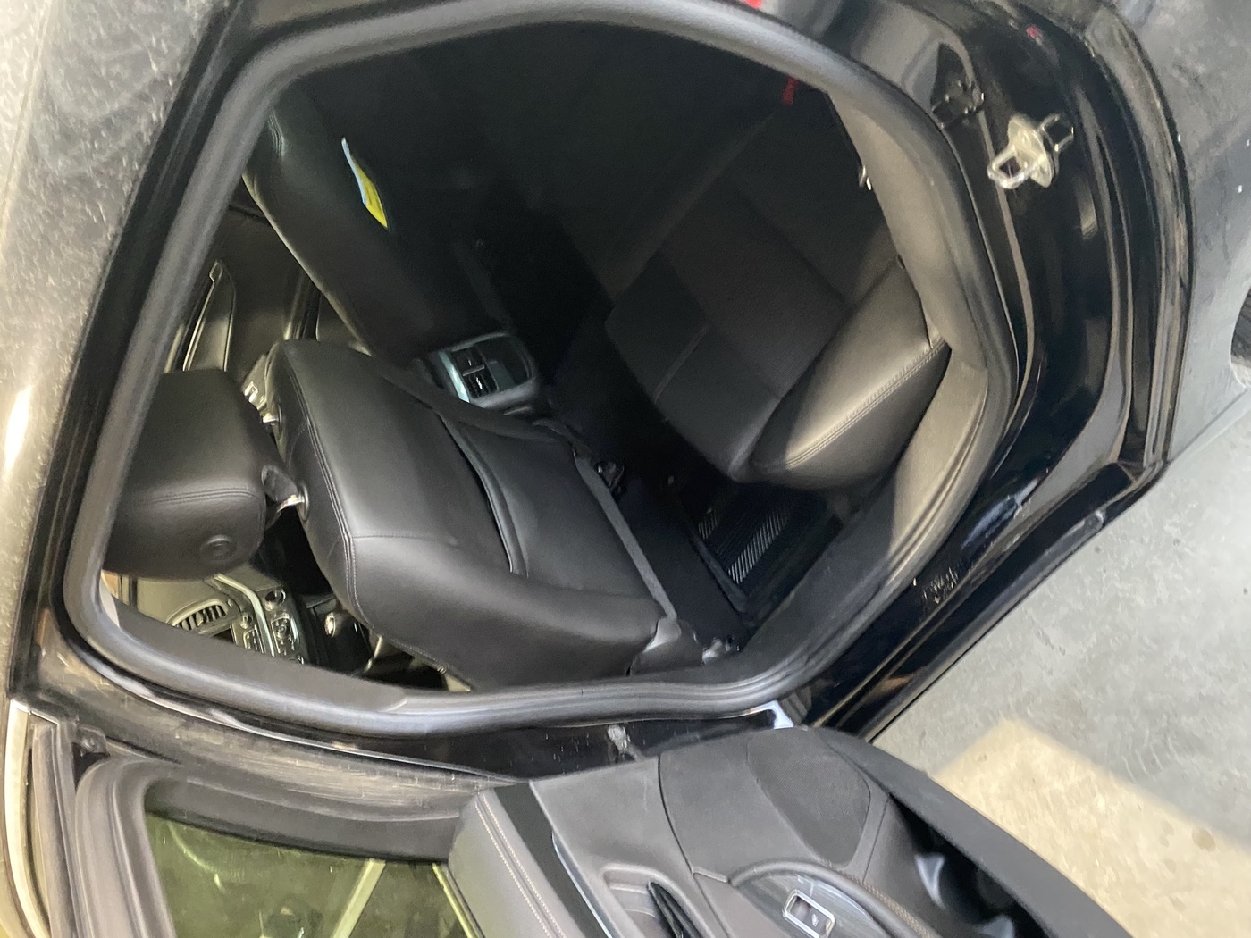 Chevrolet Malibu interior after detailing — close up