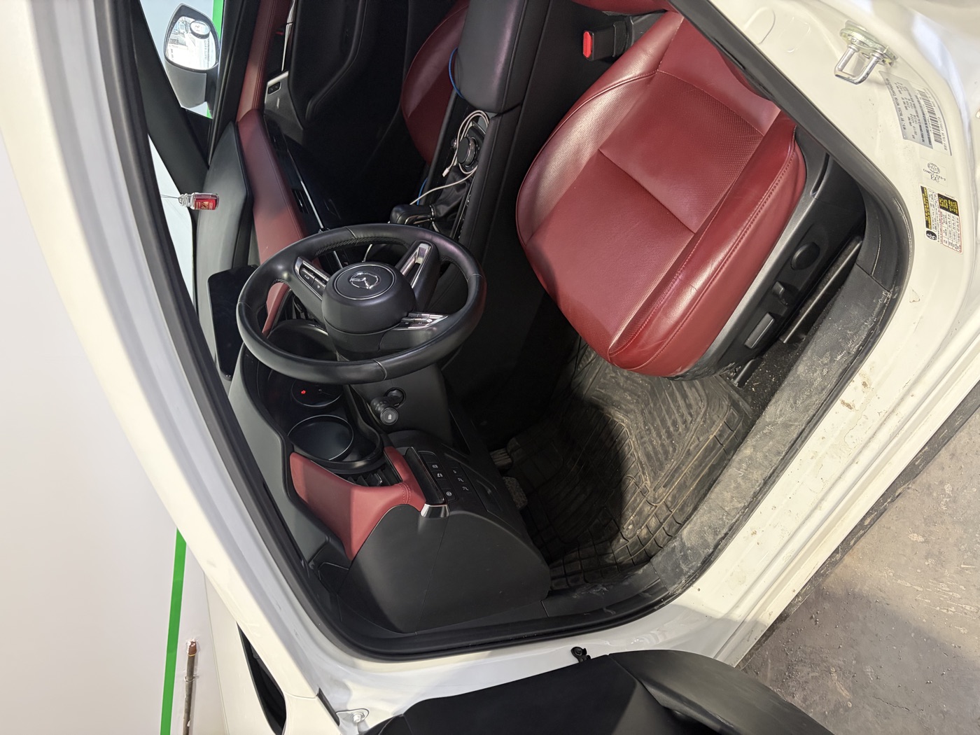 Mazda 3 interior before detailing by Kirpa Car Care